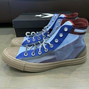 Converse All Star Hi See Through 167275C High Top Blue Red Gray Men’s Size 11